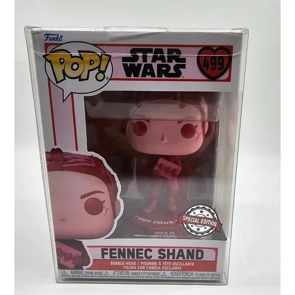 STAR WARS -FUNKO POP! FENNEC SHAND VALENTINES DAY LE+ PROTECTOR